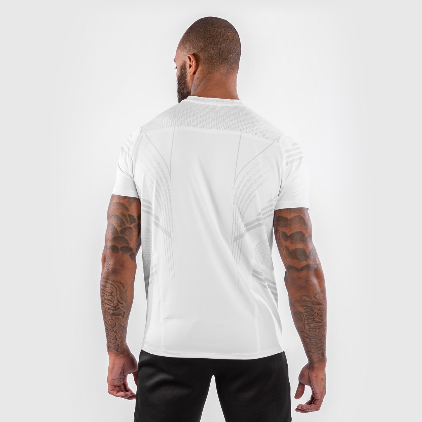 Camiseta Técnica Para Hombre Personalizada UFC Venum Authentic Fight Night - Blanco