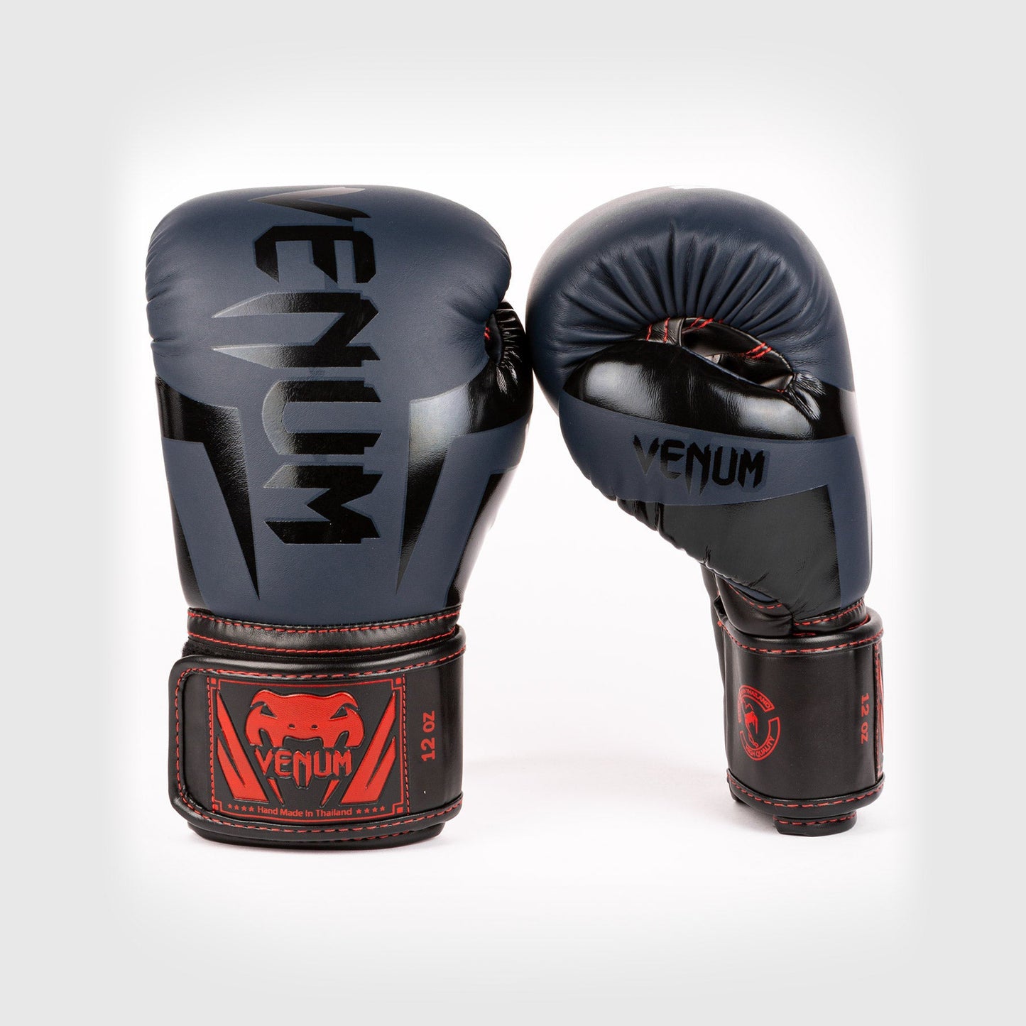Guantes de Boxeo Venum Elite - Azul Marino/Negro-Rojo