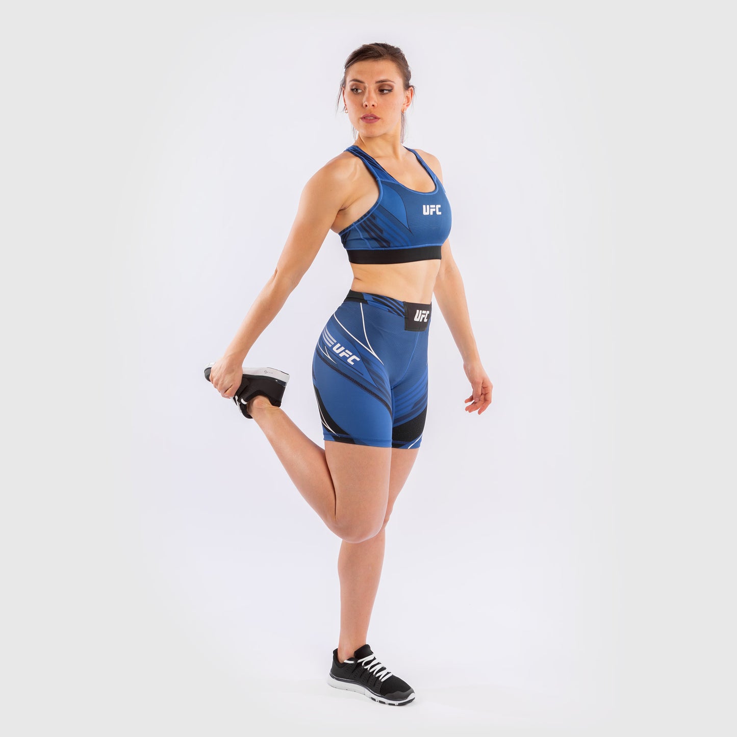 Pantalón De Vale Tudo Para Mujer UFC Venum Authentic Fight Night – Modelo Largo - Azul