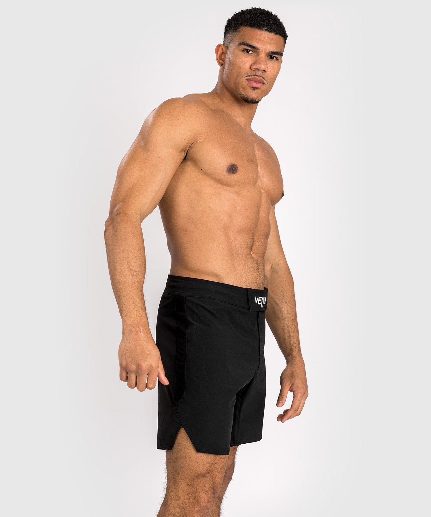 Venum Contender Pantalones cortos de lucha para hombre - Negro/Blanco