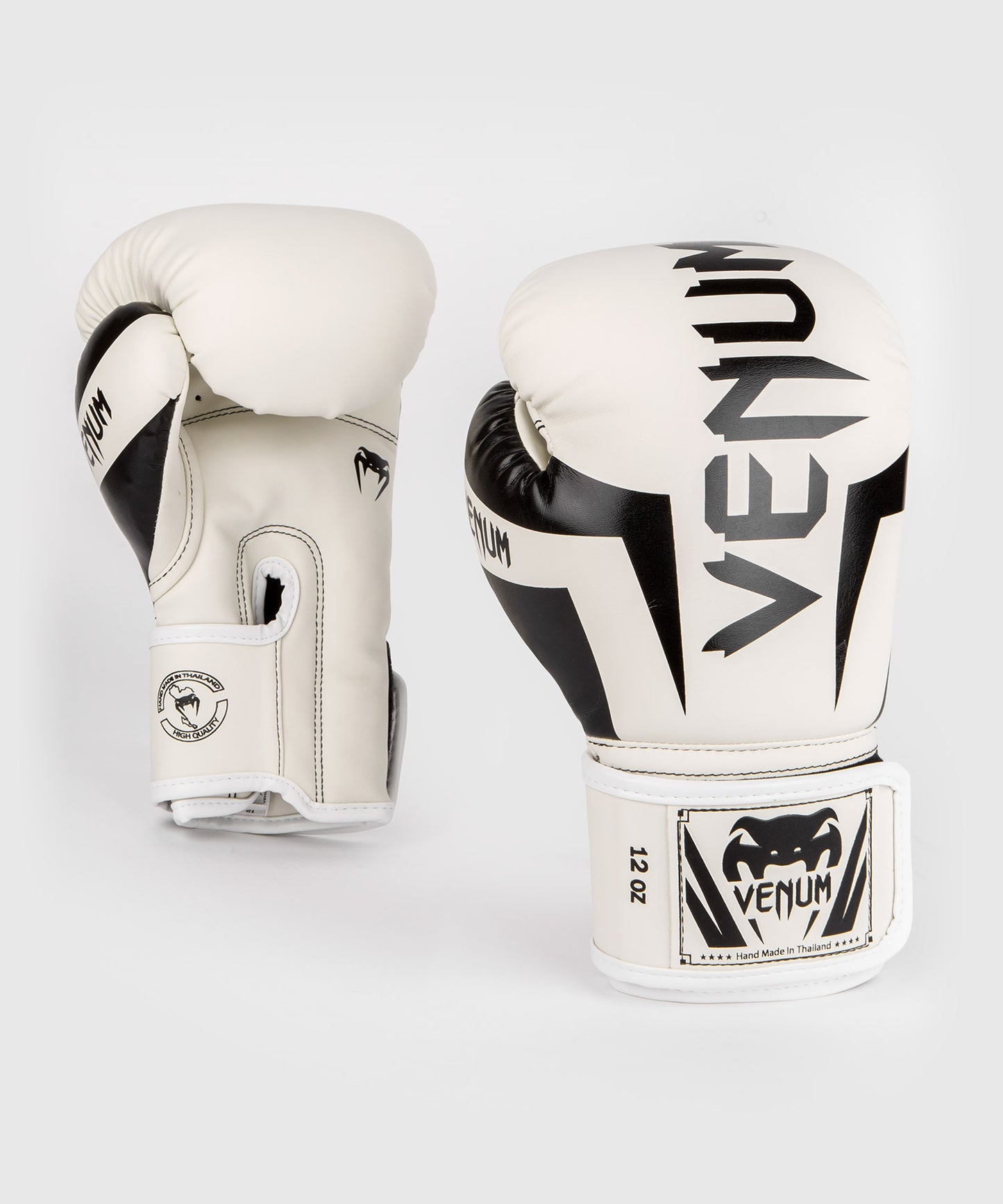Guantes de Boxeo Venum Elite - Blanco/Negro