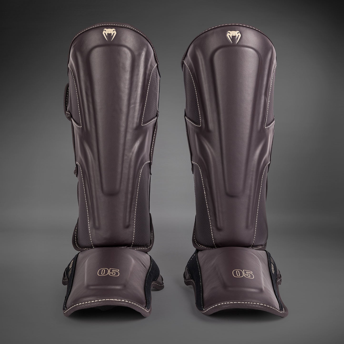 Venum Impact Evo Espinilleras - Chocolate