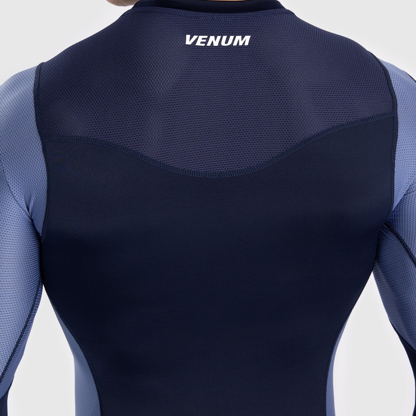 Venum Tempest Rashguard De Manga Larga para Hombre - Azul Marino/Azul