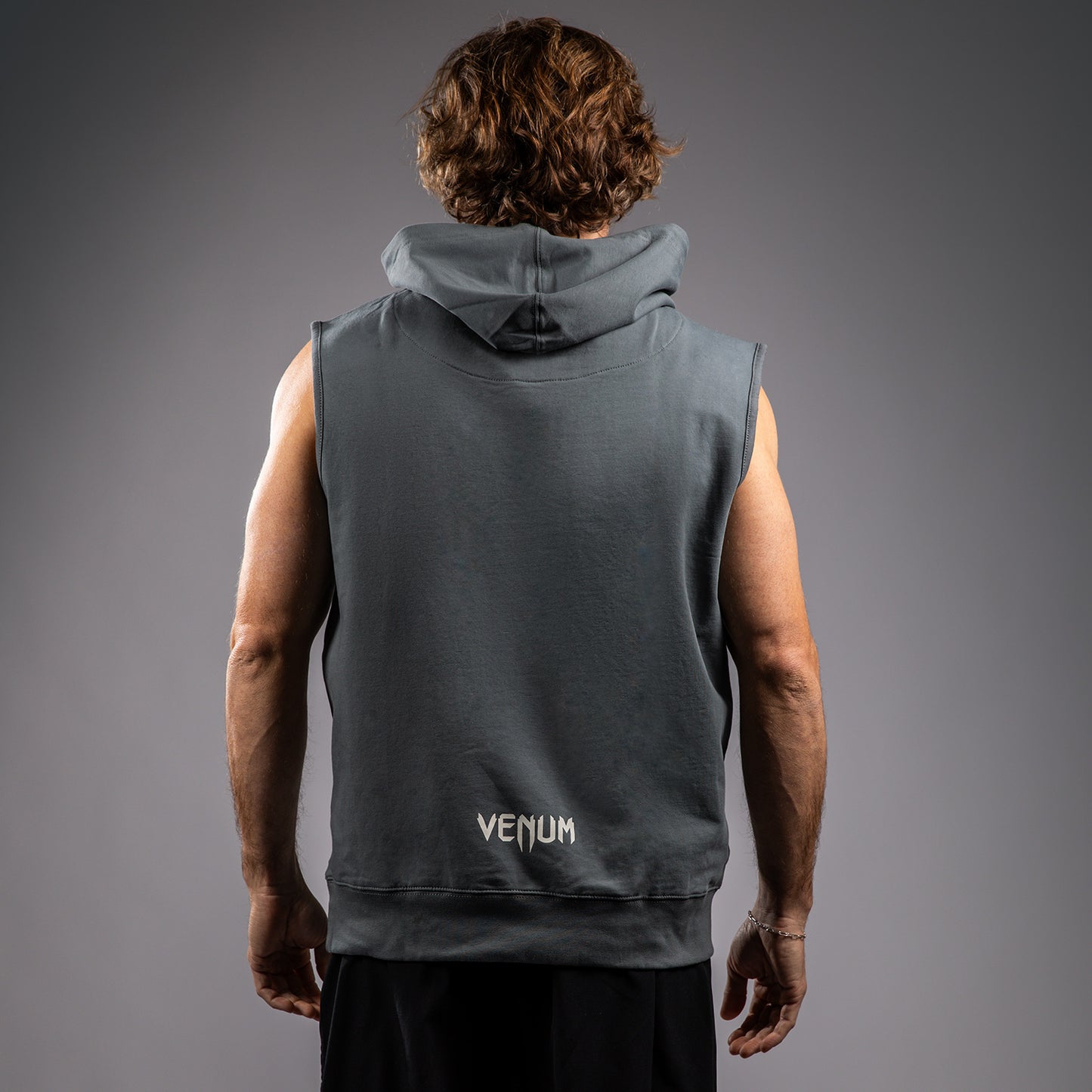 Venum Sparring Sudadera sin mangas con capucha - Gris tormenta