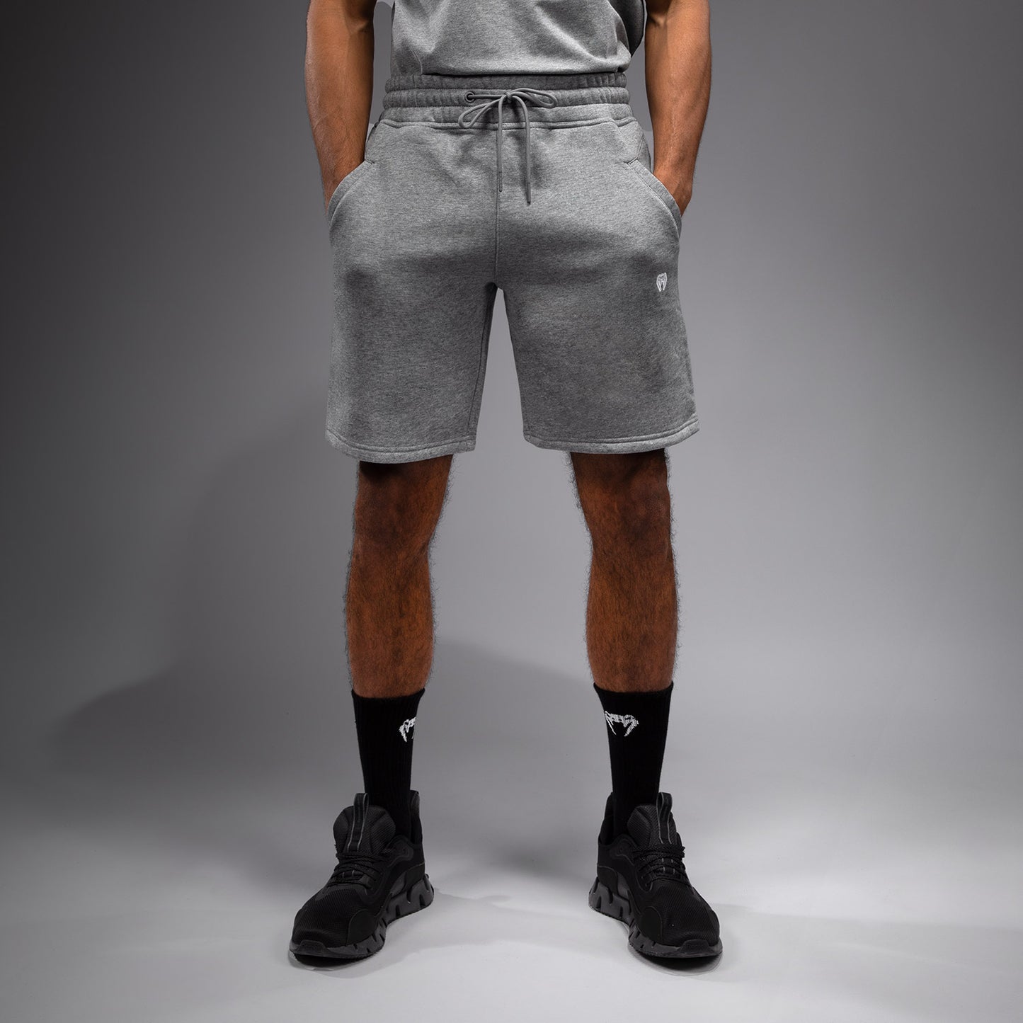 Venum Silent Power Pantalones Cortos de Algodón - Cloudy Grey