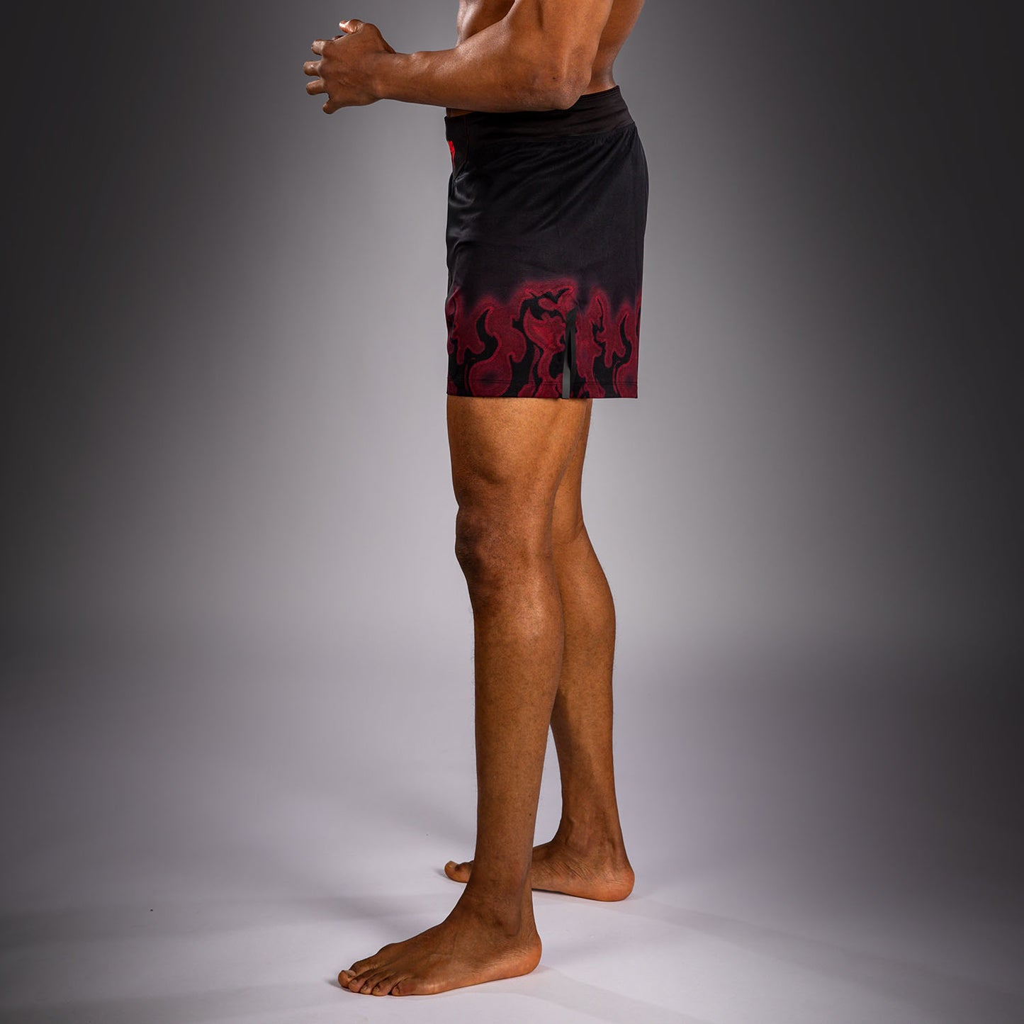 Venum Spectre Short de Combate – Negro/Rojo