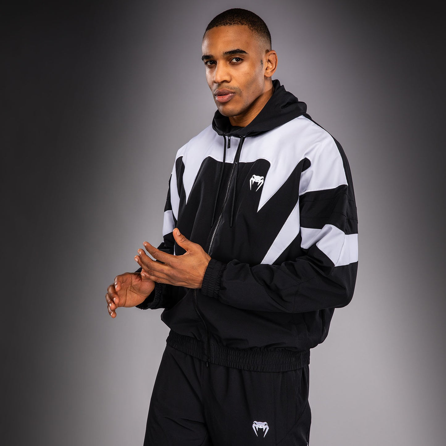 Venum Attack 90 Chaqueta de Chándal – Blanco/Negro