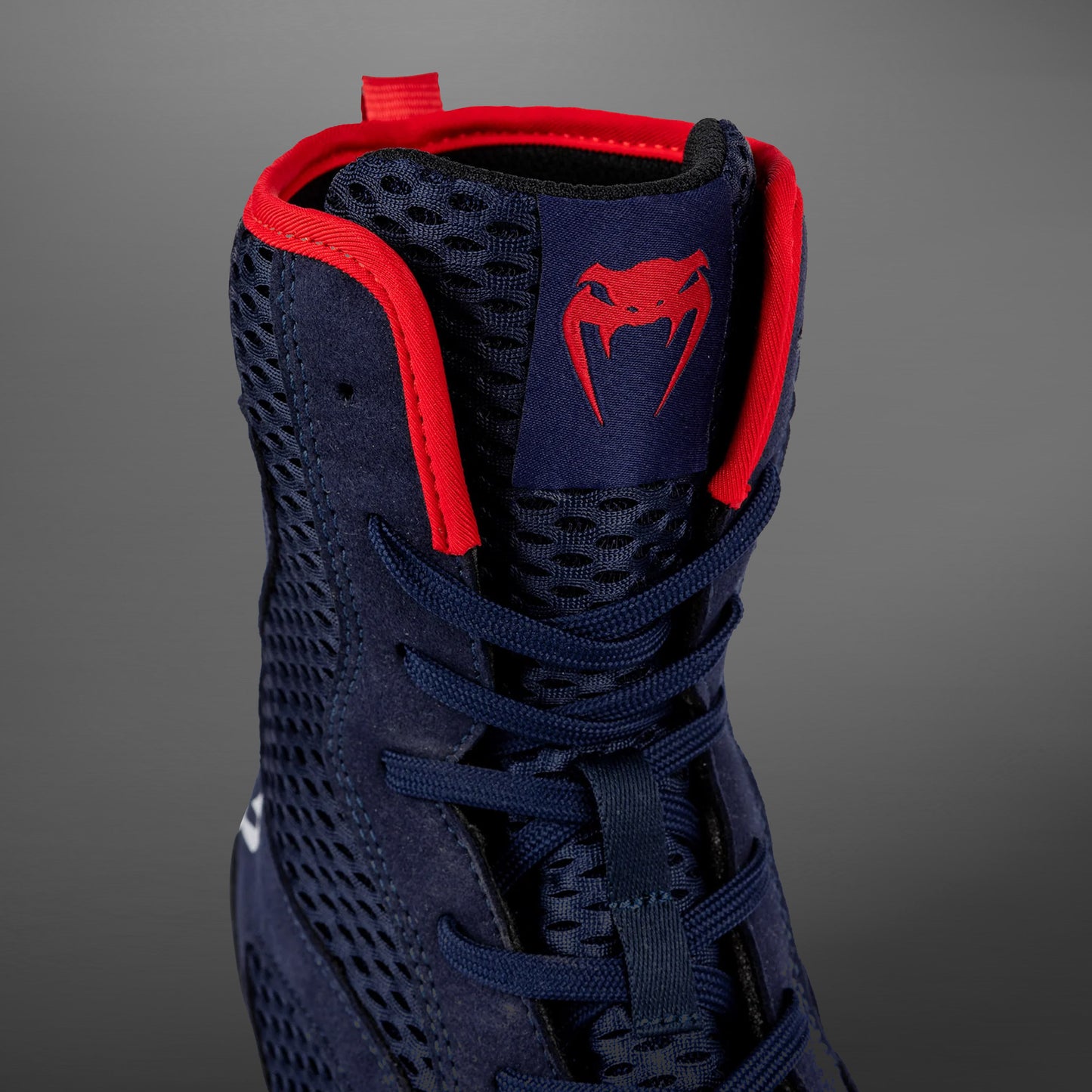 Venum Contender Calzado de Boxeo - Azul Marino/Rojo