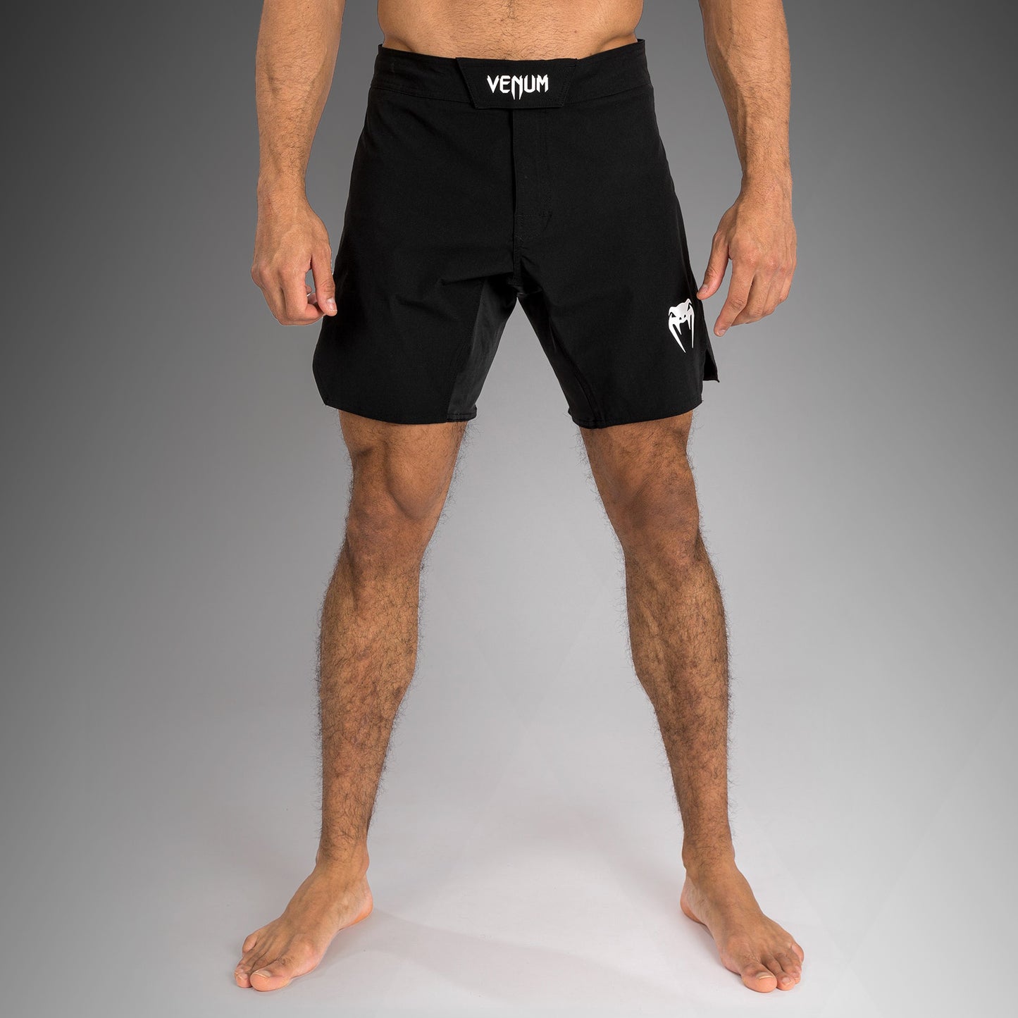 Venum Contender Pantalones cortos de lucha para hombre - Negro/Blanco