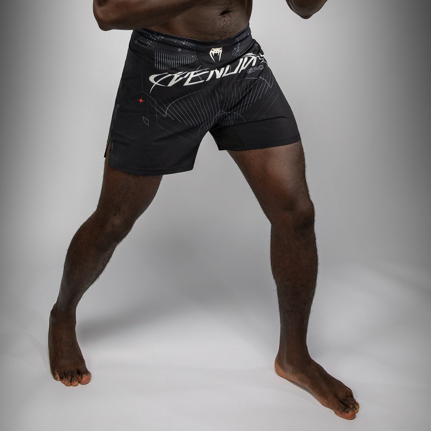 Venum Eclipse Pantalones Cortos de Lucha – Negro/Marfil