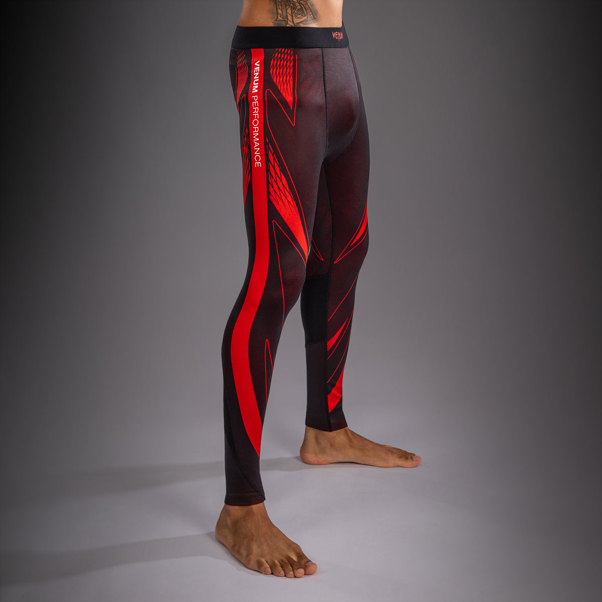 Venum Amazonia Reborn Pantalón de compresión - Negro/Rojo