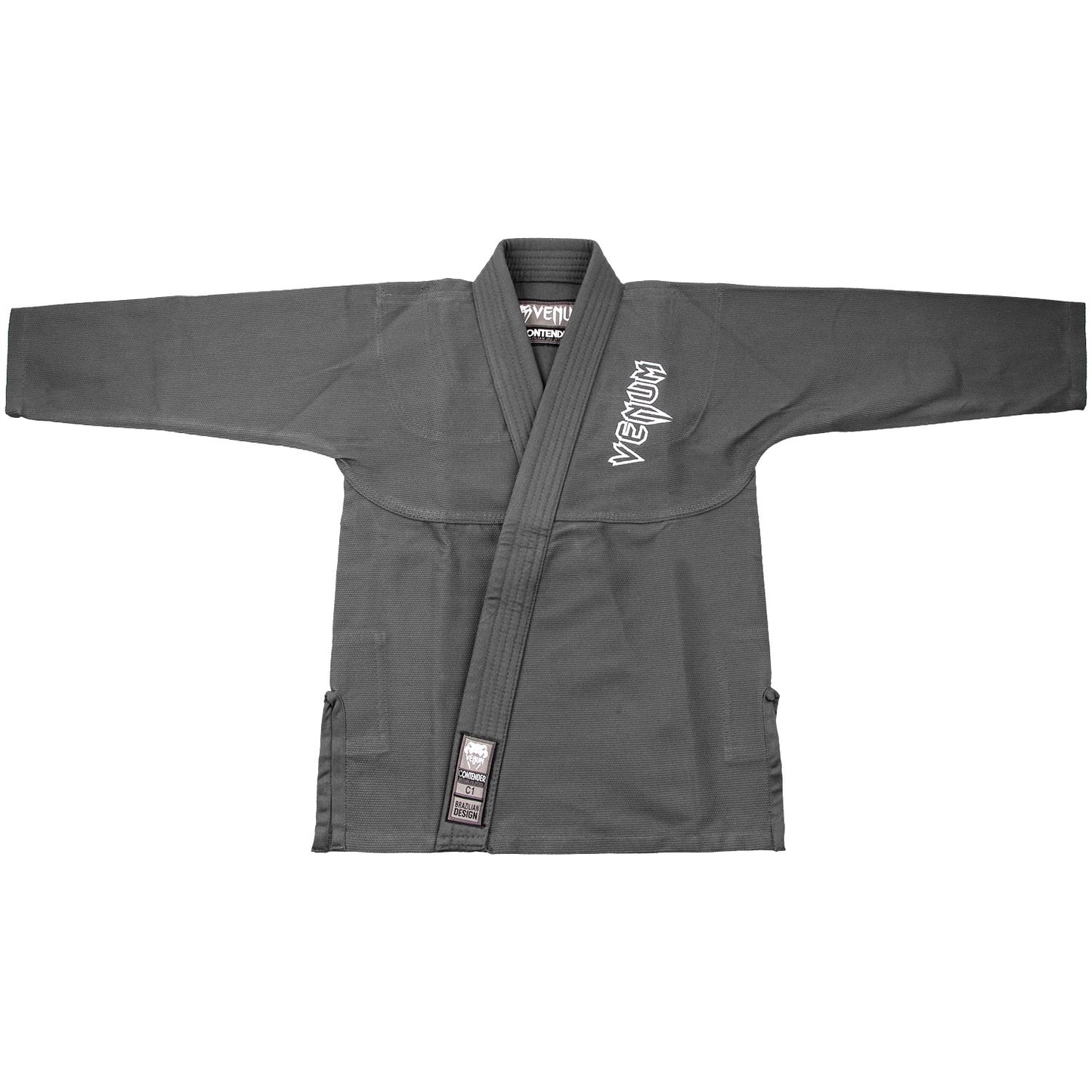 Venum Contender Kids Kimono BJJ (Cinturón blanco incluido) - Gris