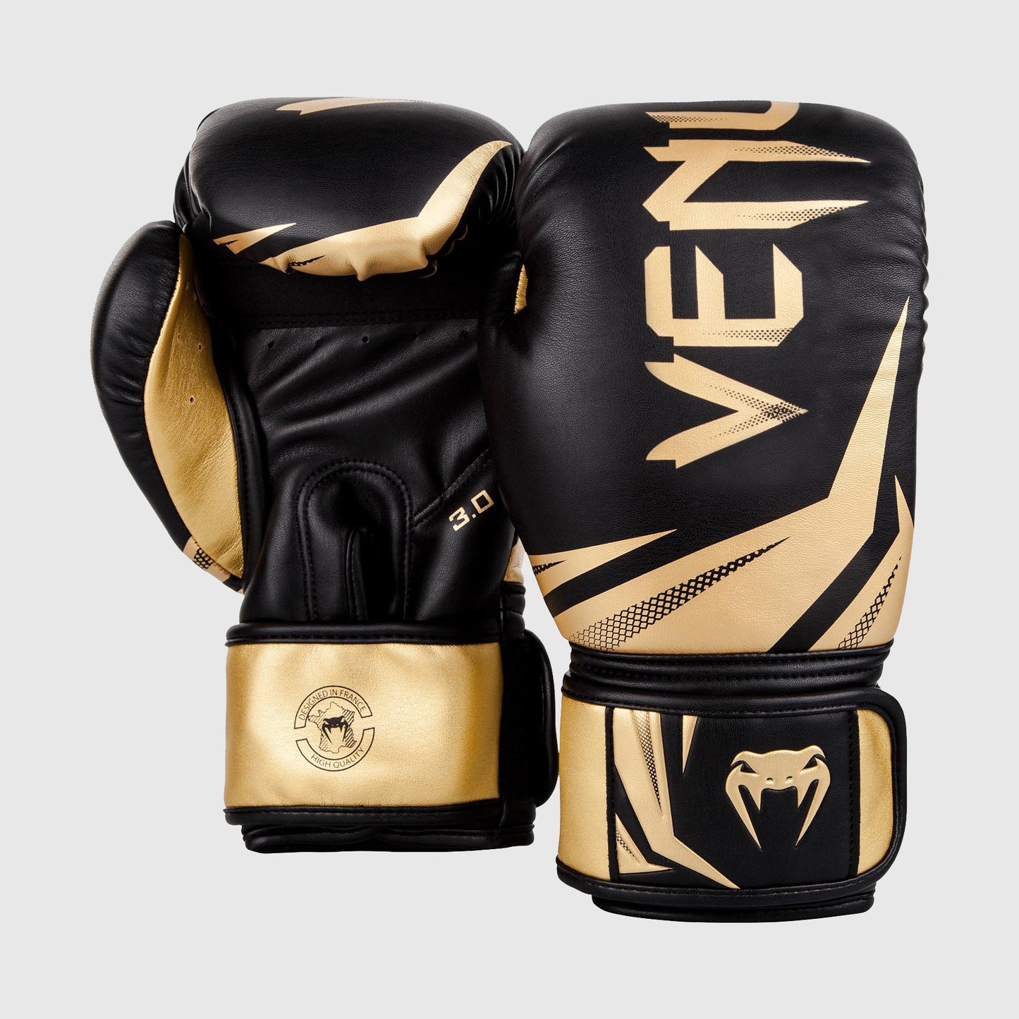 Venum Challenger 3.0 Guantes de Boxeo - Negro/Oro