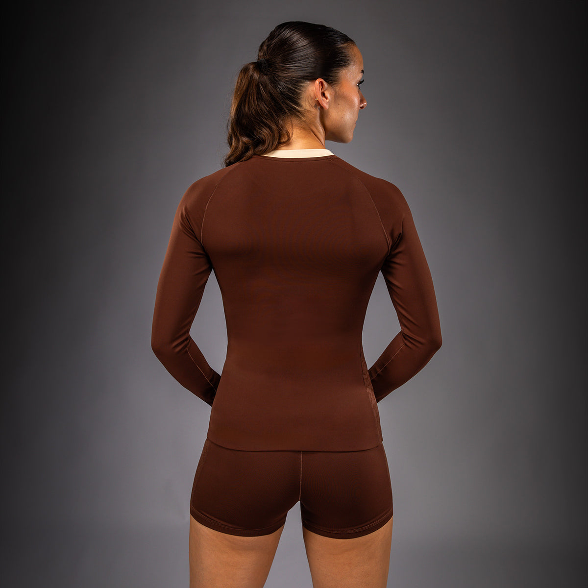 Venum Viper Rashguard de manga larga para mujer - Marrón