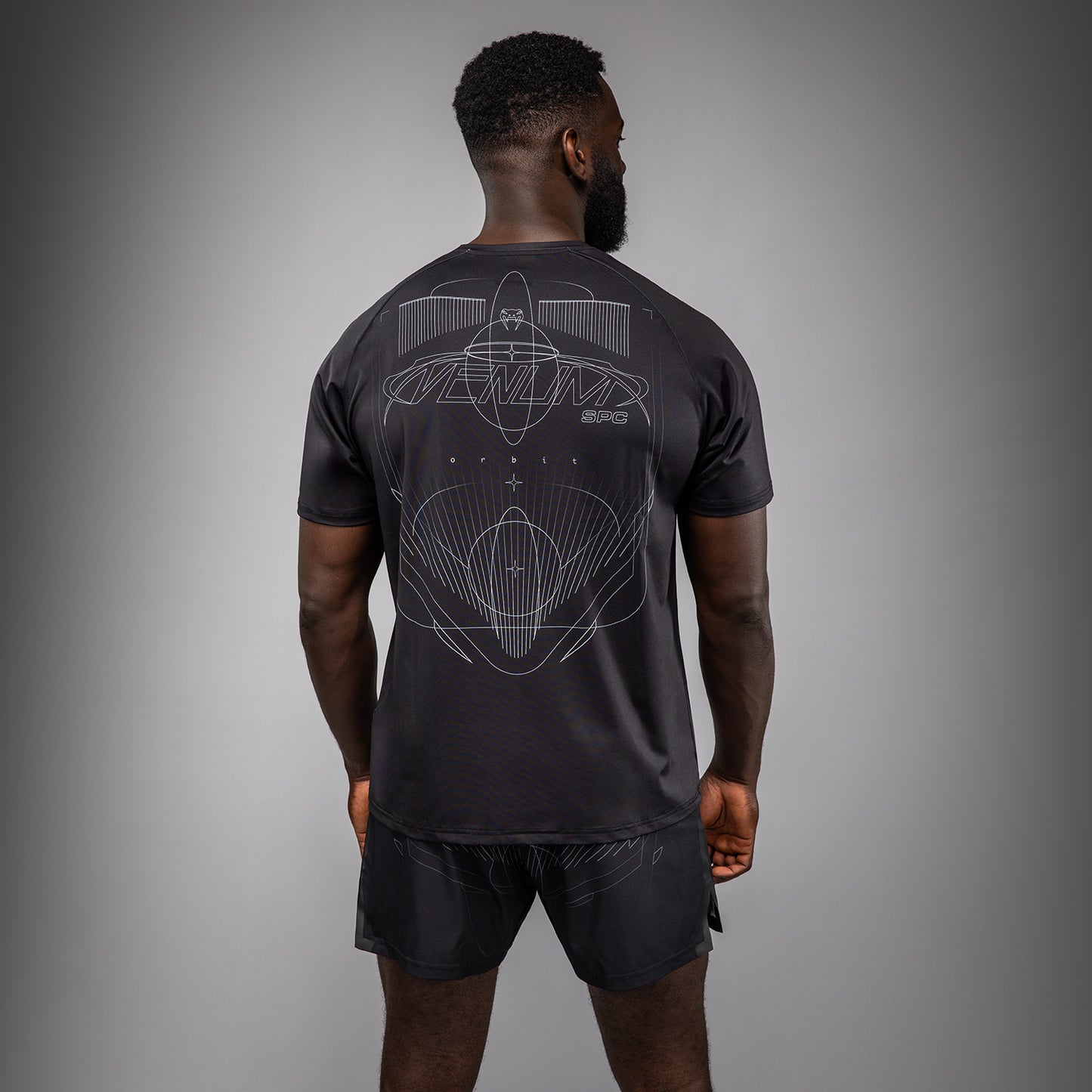 Venum Eclipse Camiseta Dry-Tech – Negro/Plata