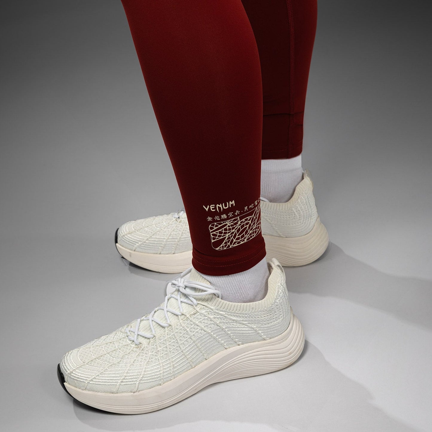 Venum Serpenti Leggings Mujer – Burdeos/Marfil