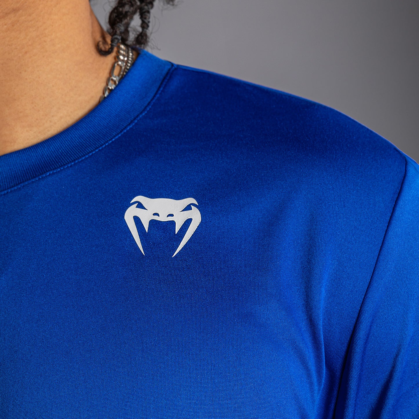 Venum Lineup Camiseta Manga Corta Performance - Azul Real/Blanco