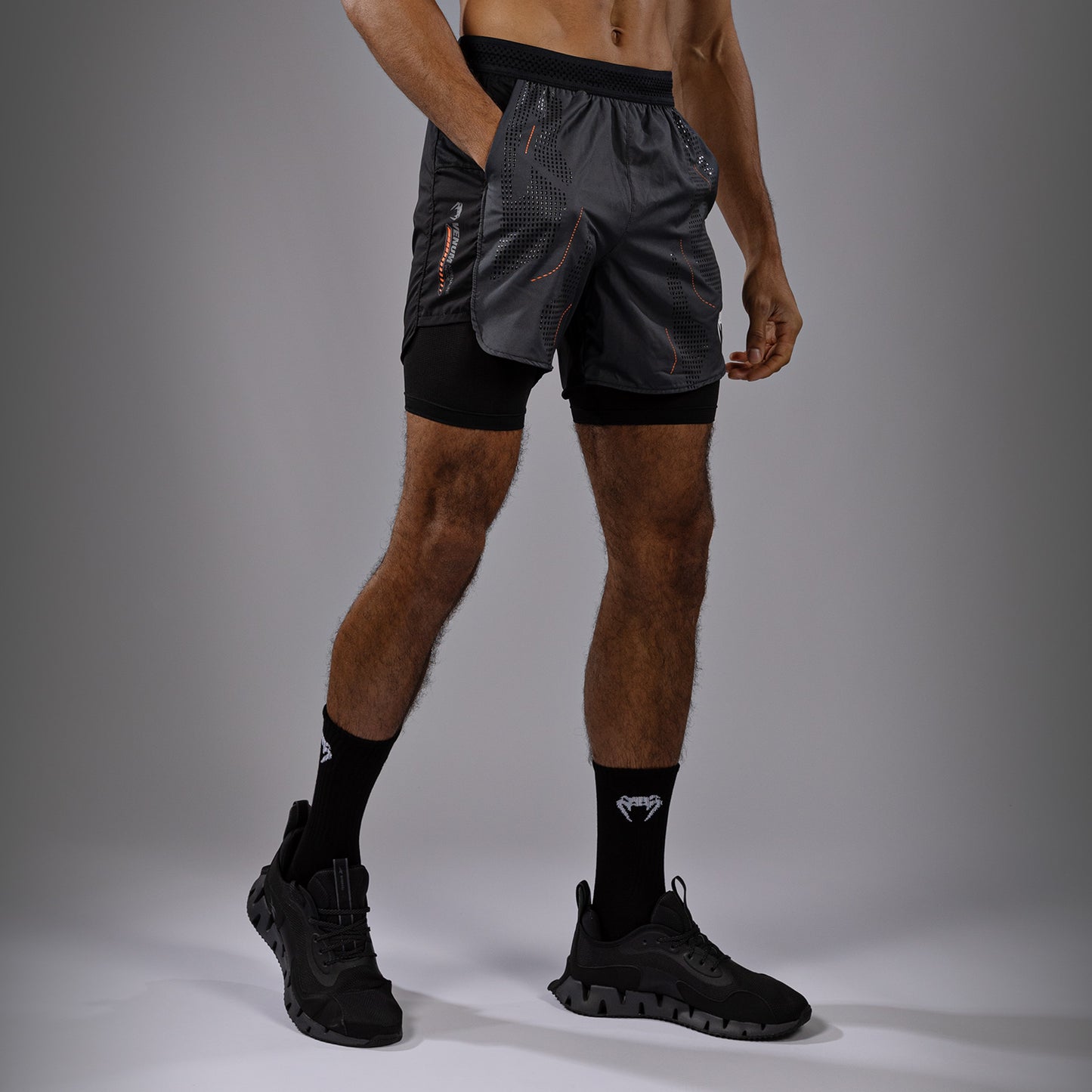 Venum Technical 3.0 Pantalones Cortos de Entrenamiento - Grafito