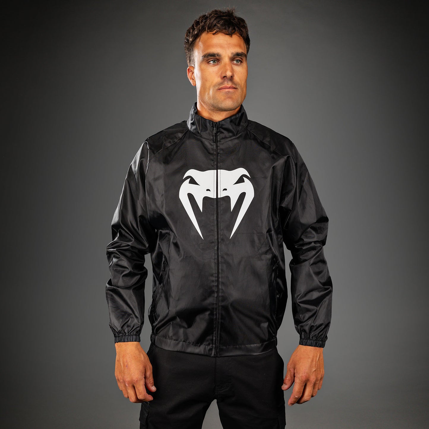 Venum MX Basics Chaqueta de entrenamiento - Negro/Blanco