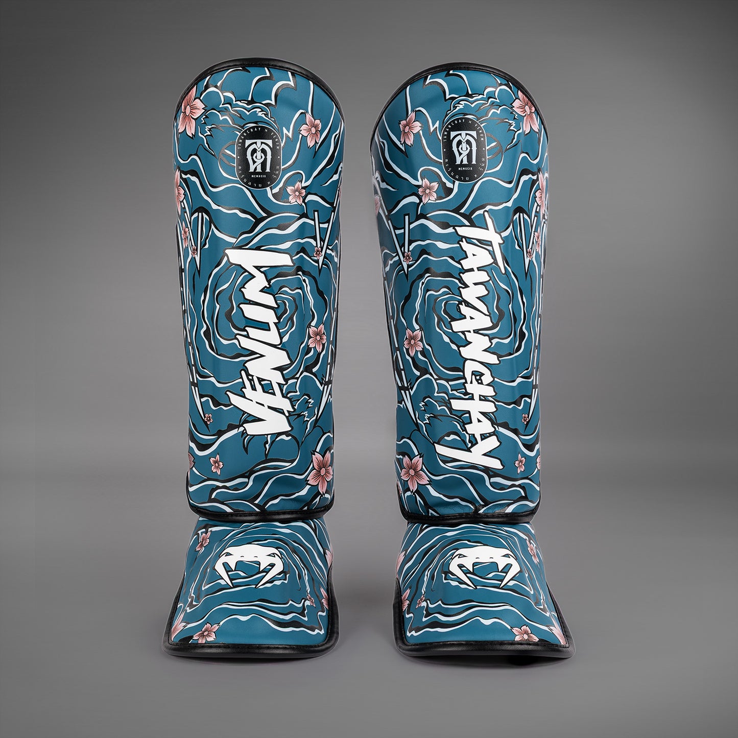 Venum x Tawanchay Espinilleras – Azul/Blanco