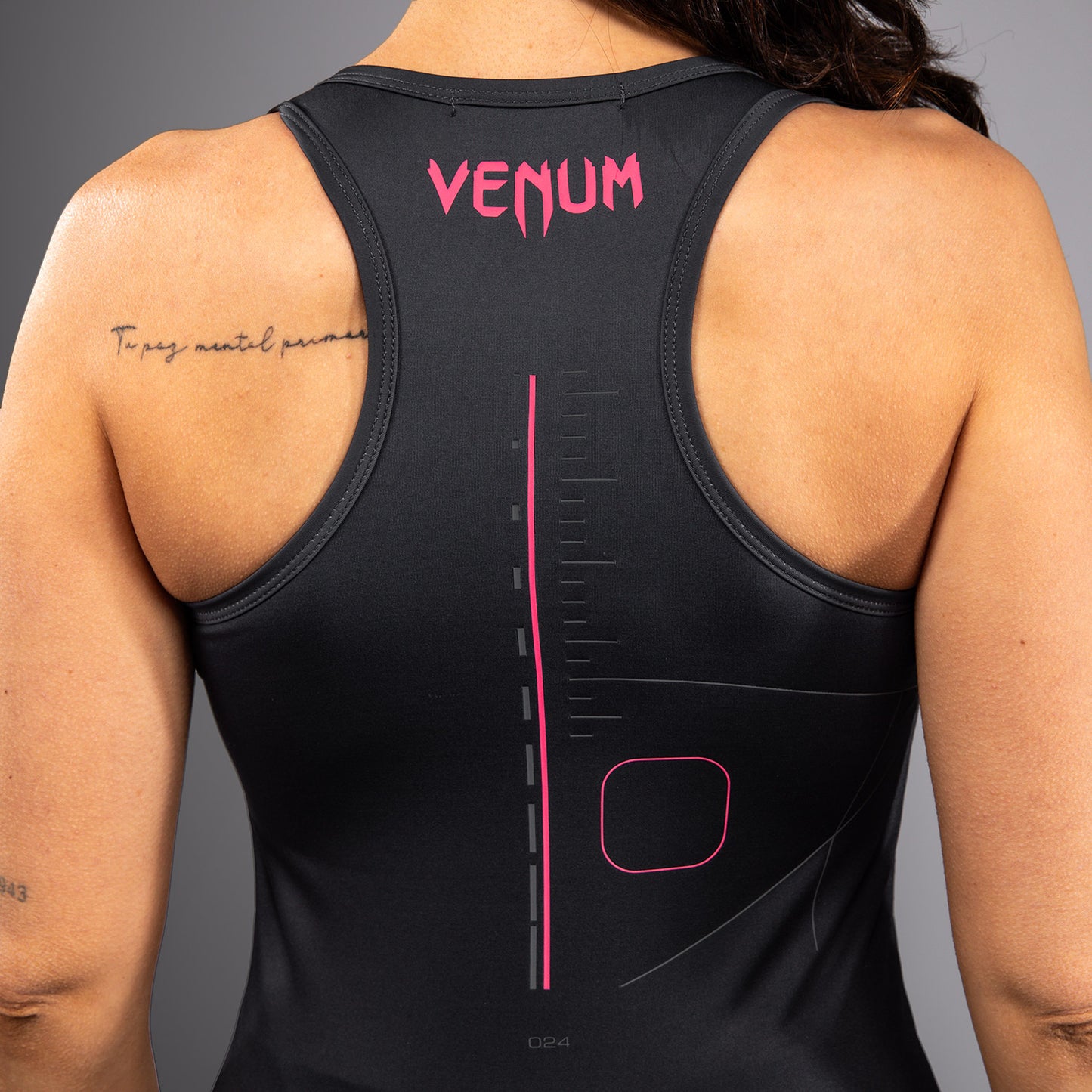 Venum Tactical XT Camiseta de tirantes para mujer - Negra/Gris Tormenta