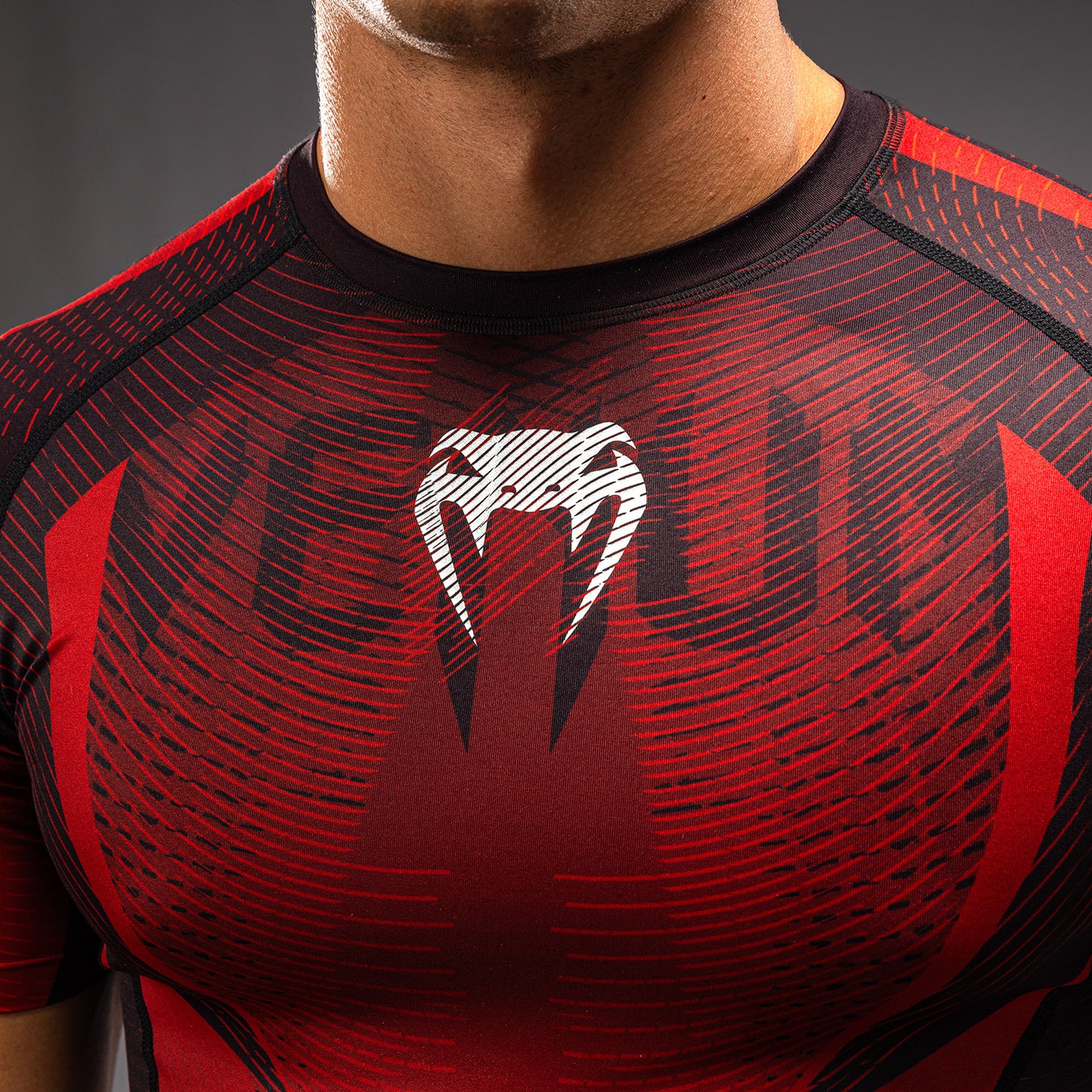 Venum Galactic 3.0 Rashguard Manga Corta - Rojo/Plata