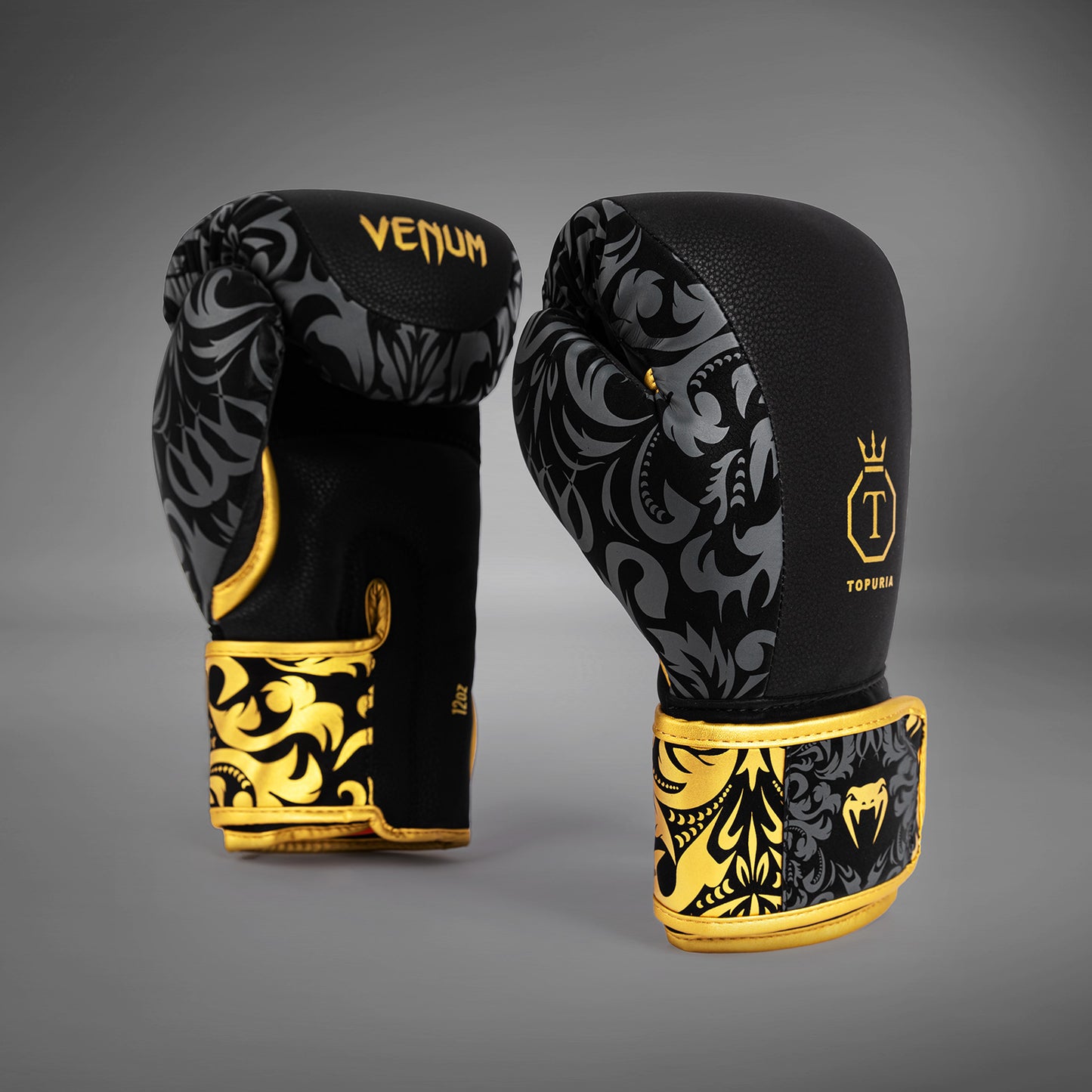 Venum x Topuria Unmatched Edition Guantes de Boxeo - Negro/Dorado