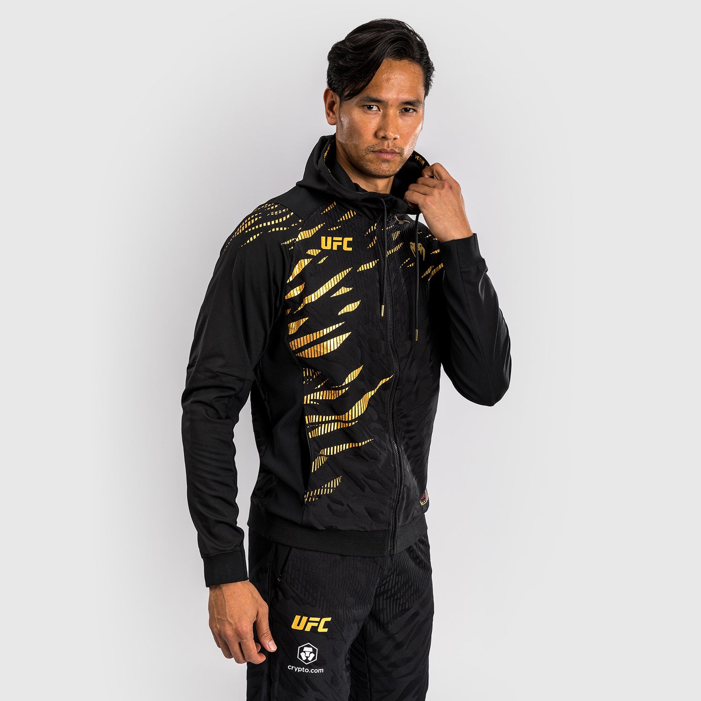 UFC Fusion by Venum Authentic Fight Night Sudadera con Capucha para Hombre - Champion