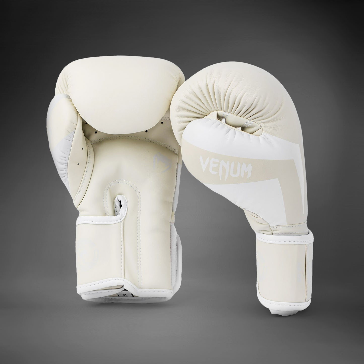 Guantes de Boxeo Venum Elite - Blanco/Marfil