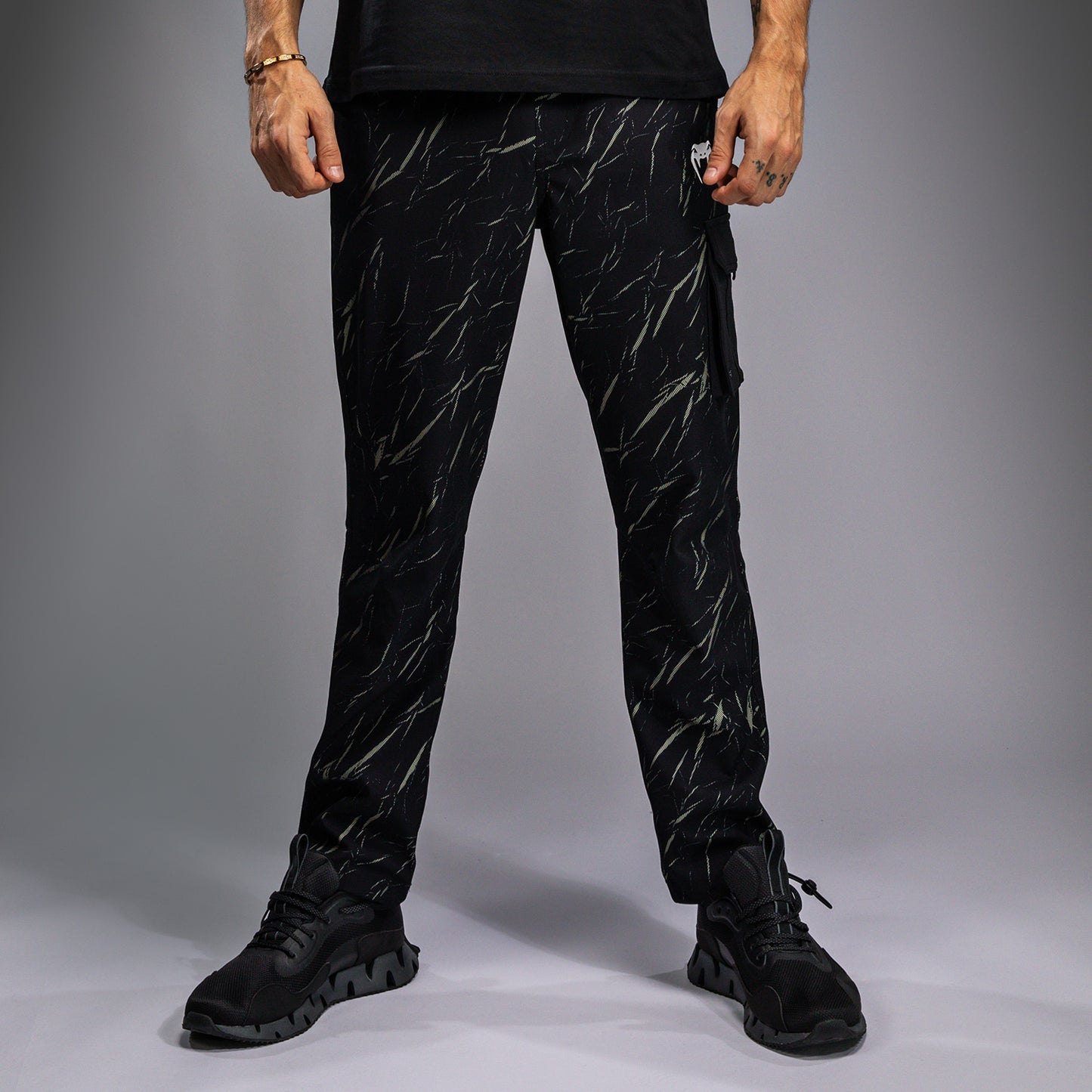 Venum Trooper Pantalones de Chándal Para Hombre - Negro/Arena Piedra