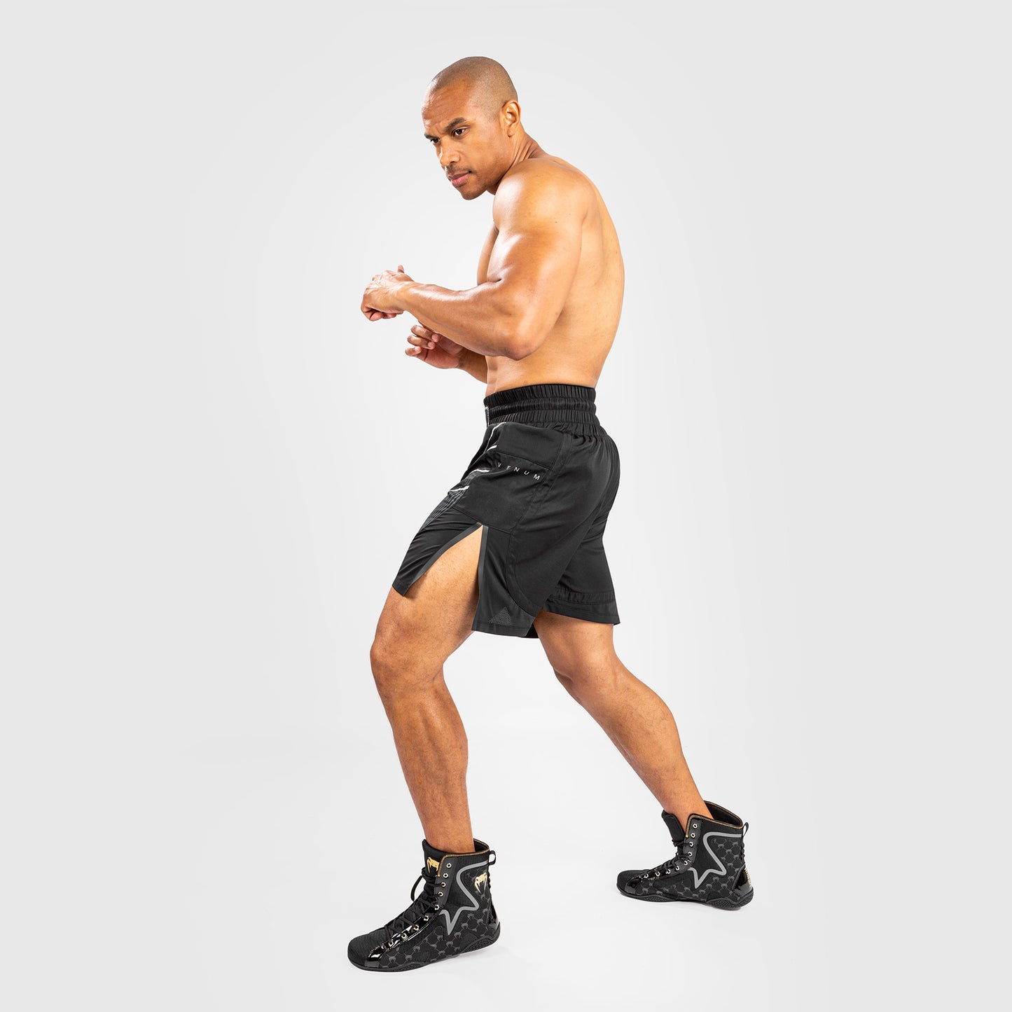 Venum Biomecha Pantalón Corto de Boxeo – Negro/Gris
