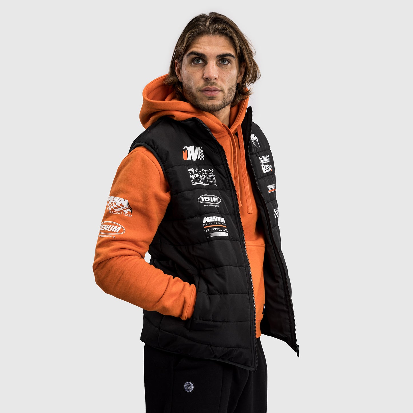 Venum Motorsport Chaqueta Acolchada - Negro Profundo