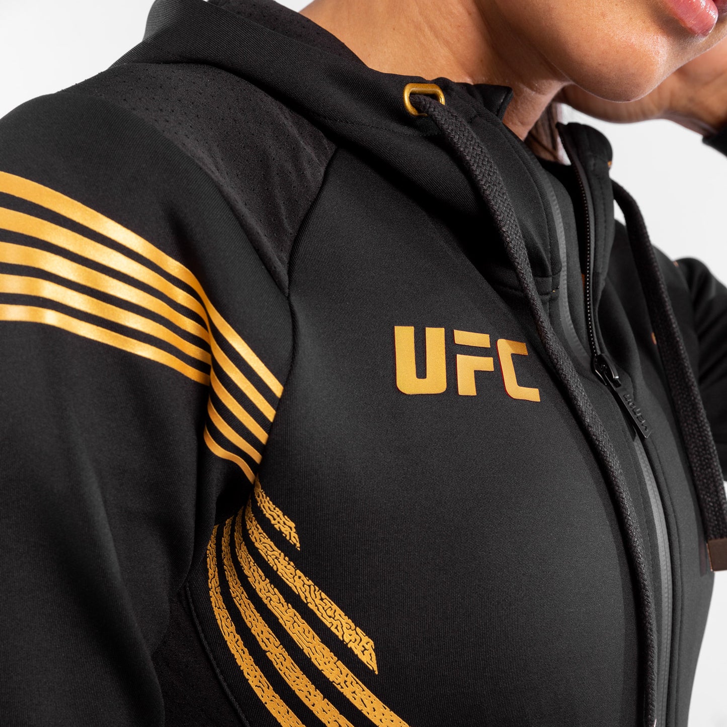 Sudadera Para Mujer Personalizada UFC Venum Authentic Fight Night Walkout - Campeón