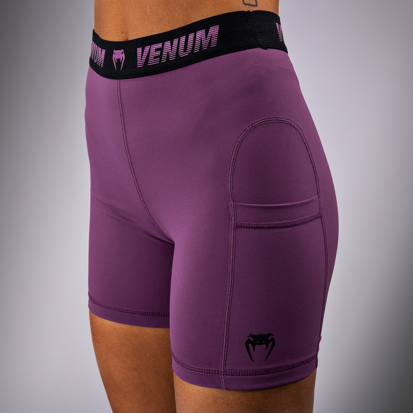 Venum Elevate Short Vale Tudo Largo para mujer - Dusky Orchid