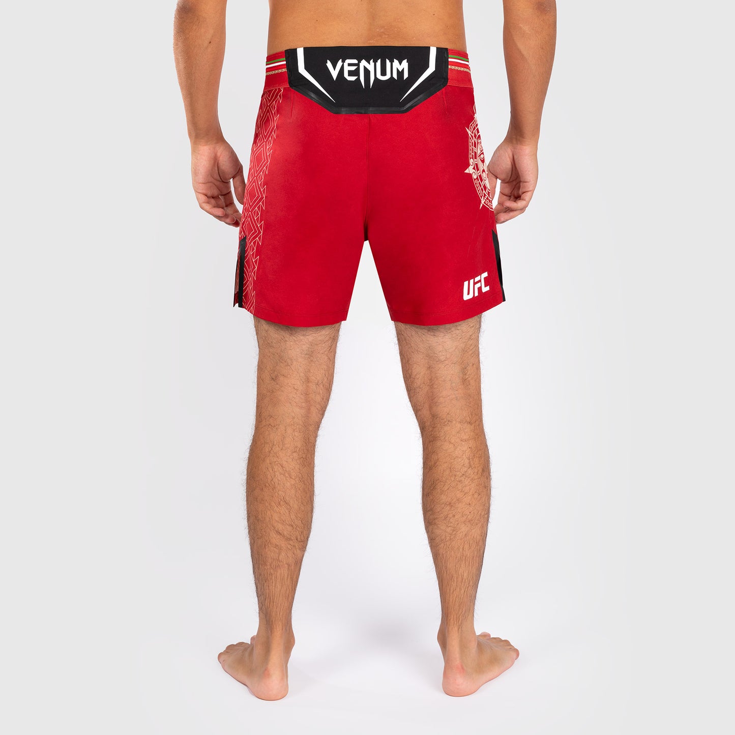 Noche UFC by Venum Authentic Fight Night Pantalones cortos de combate para hombre - Corte corto - Rojo