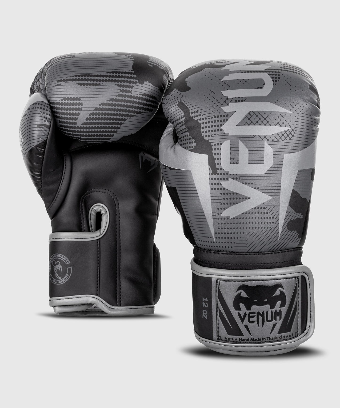 Guantes de boxeo Venum Elite - Gris/Camuflaje
