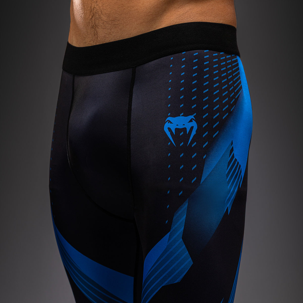 Venum No-Gi 6.0 Spats - Negro/Azul