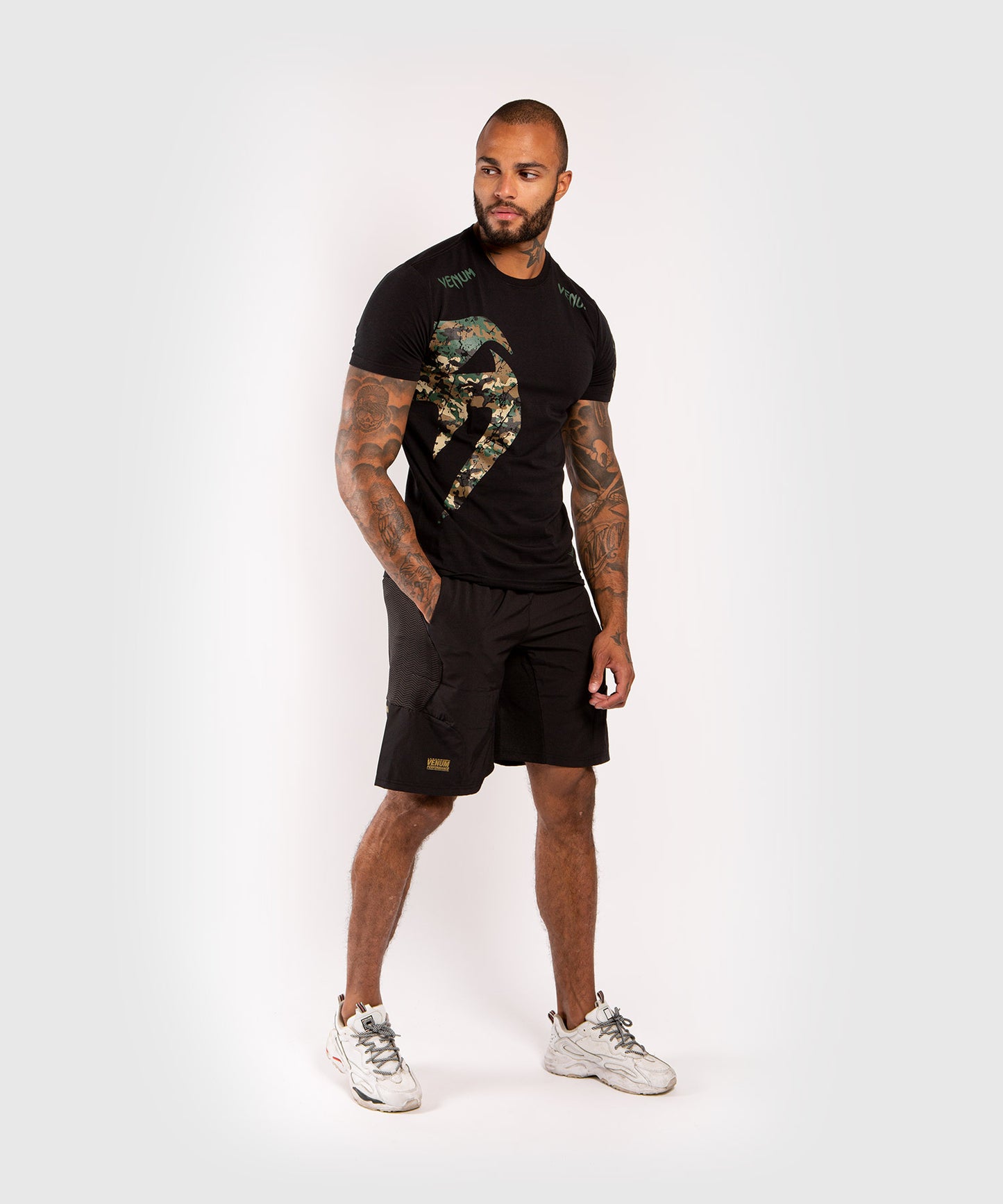 Venum Original Giant Camiseta - Negro/Camuflaje