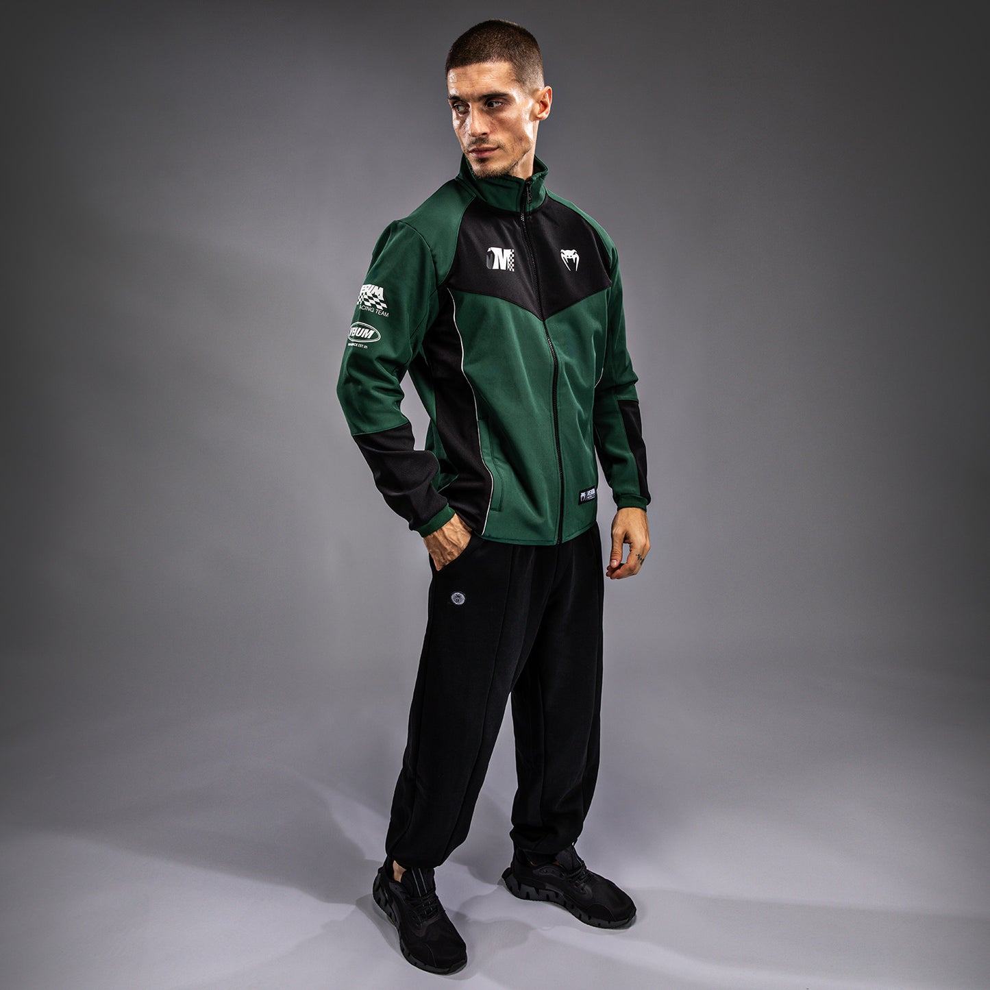 Venum Motorsport Chaqueta Softshell - Bosque Profundo