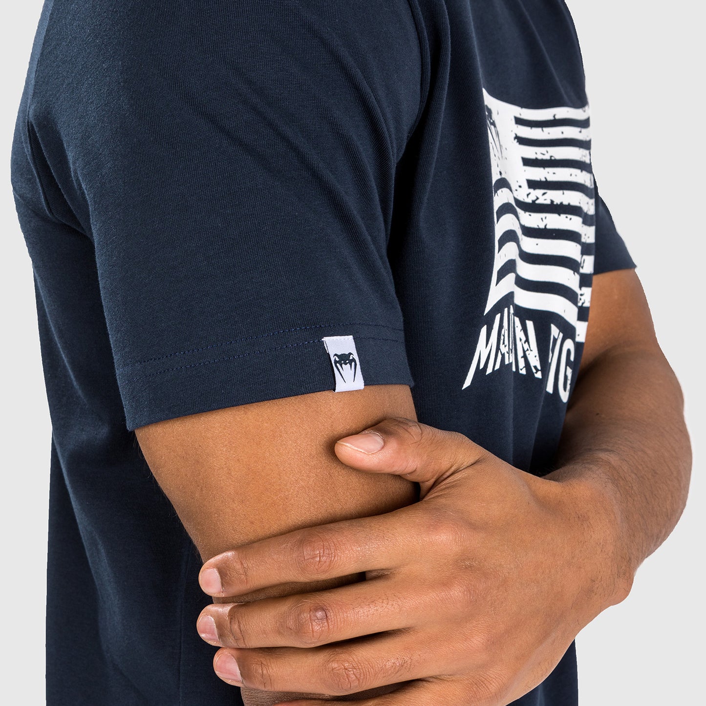 Venum Made in Fightland Camiseta - Azul Marino/Blanco