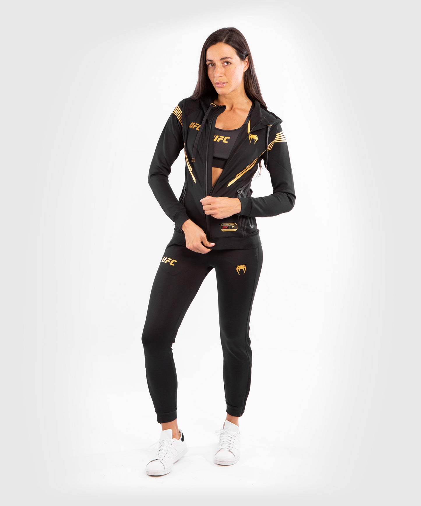 Sudadera Para Mujer UFC Venum Authentic Fight Night Walkout - Campeón