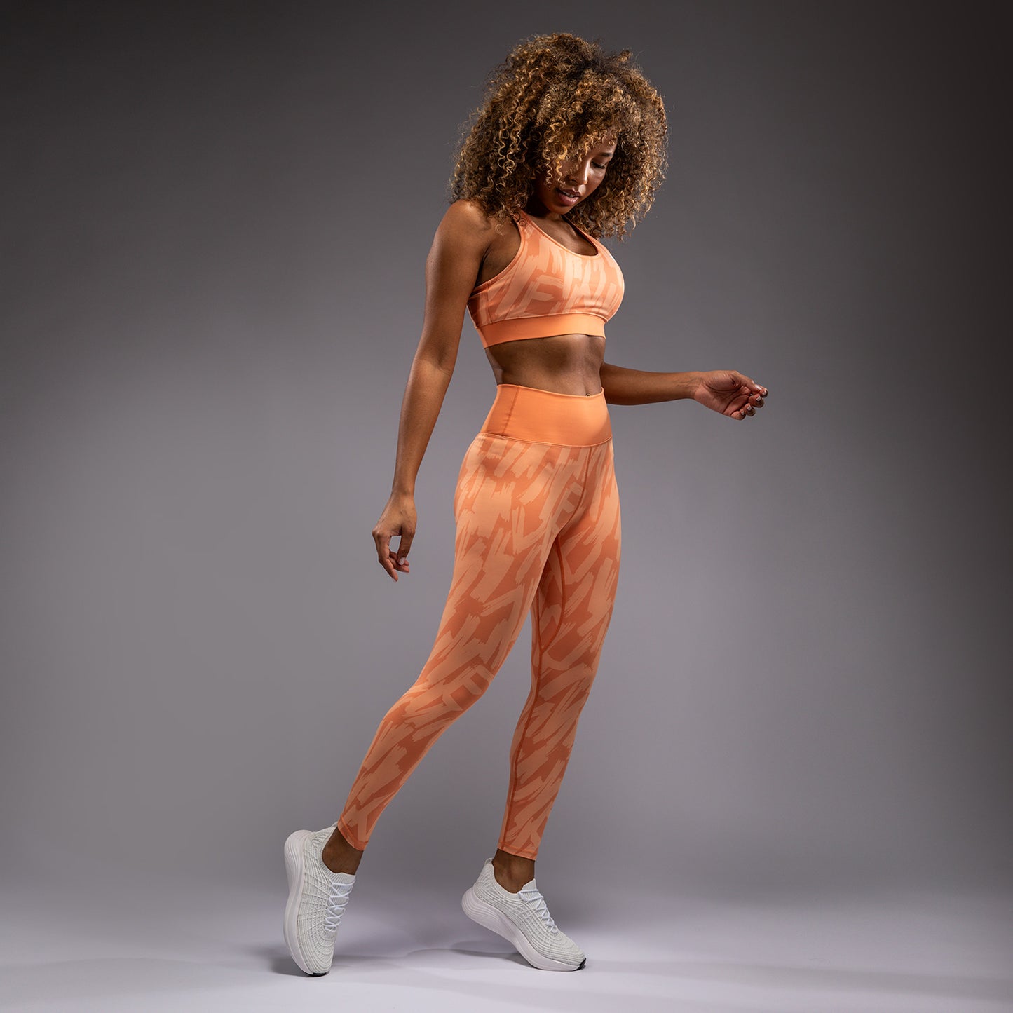 Venum Graffiti Leggings de Largo Completo para Mujer - Albaricoque Terciopelo