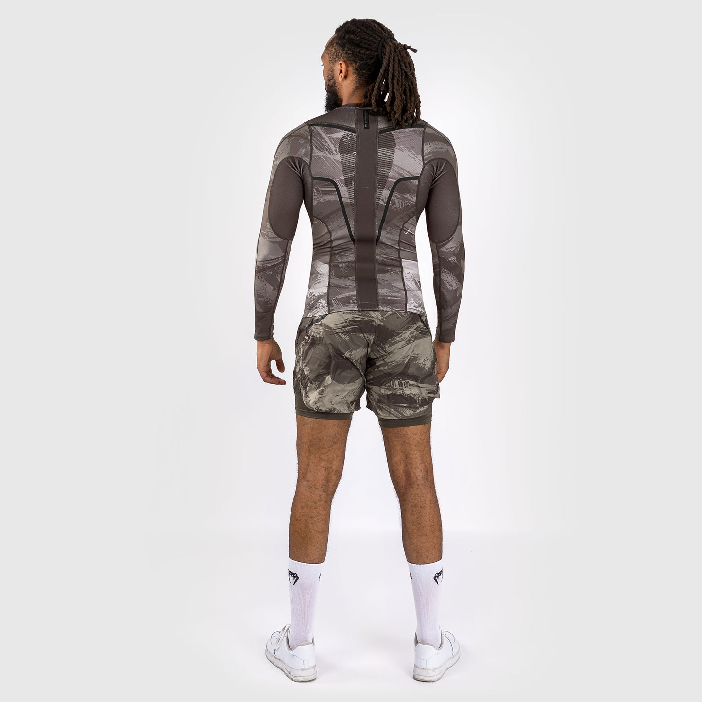 Venum Electron 3.0 Lycra Manga Larga - Sable