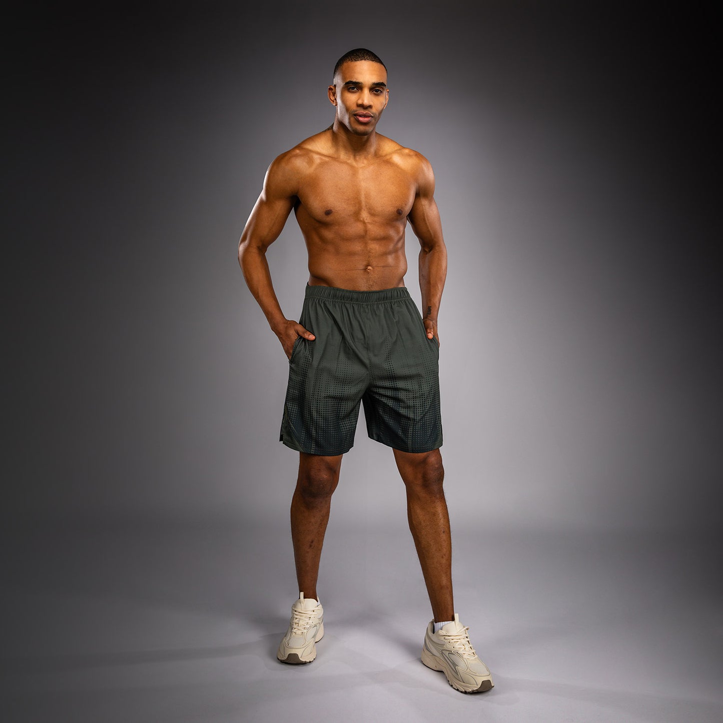 Venum Stealth Short de Entrenamiento – Caqui/Verde Oscuro