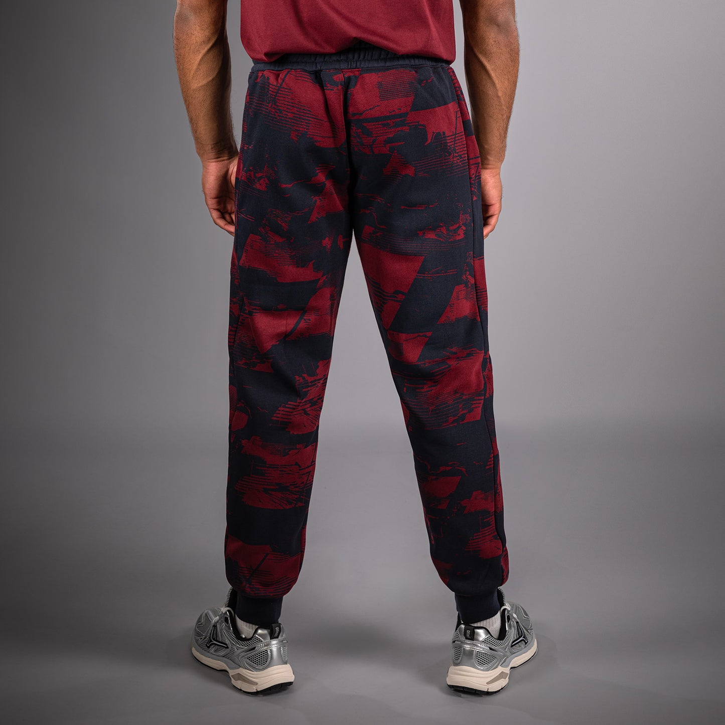 UFC Zenith by Venum Authentic Fight Week Pantalón Hombre - Azul marino/Burdeos/Plateado
