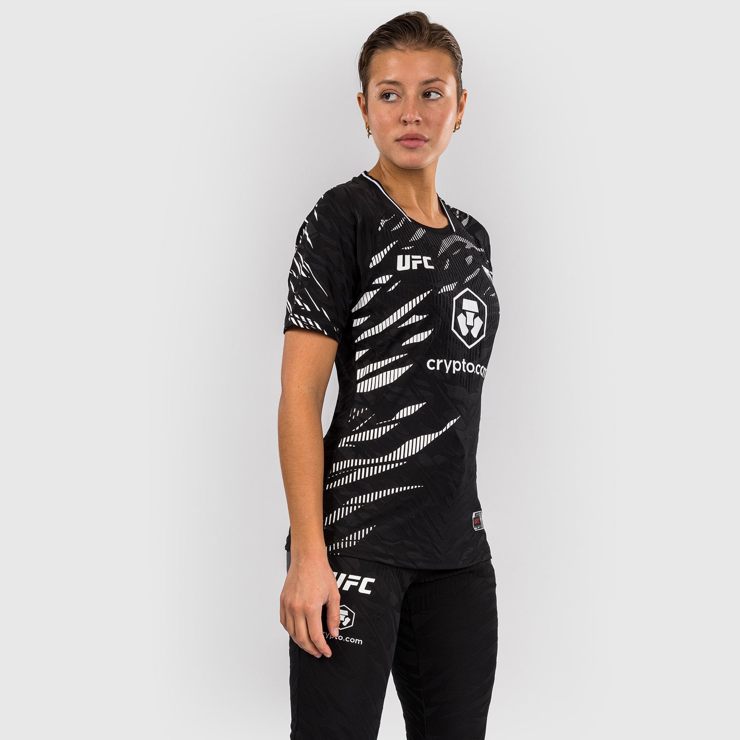 UFC Fusion by Venum Personalizados Authentic Fight Night Camiseta de Salida para Mujer - Negro