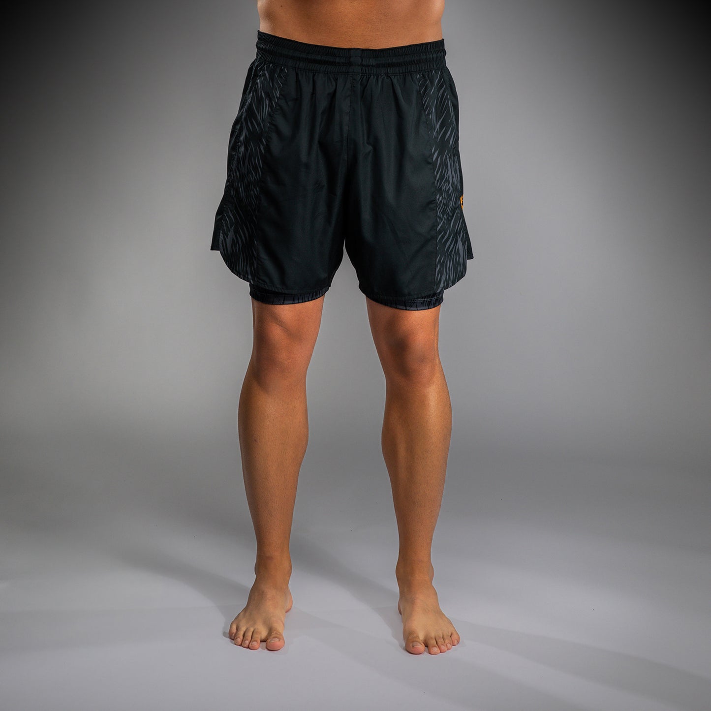 Venum x Chimaev Pantalones Cortos de Entrenamiento  - Negro/Gris