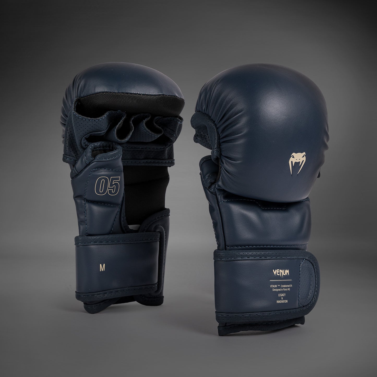 Venum Impact Evo Guantes de sparring MMA - Azul hielo