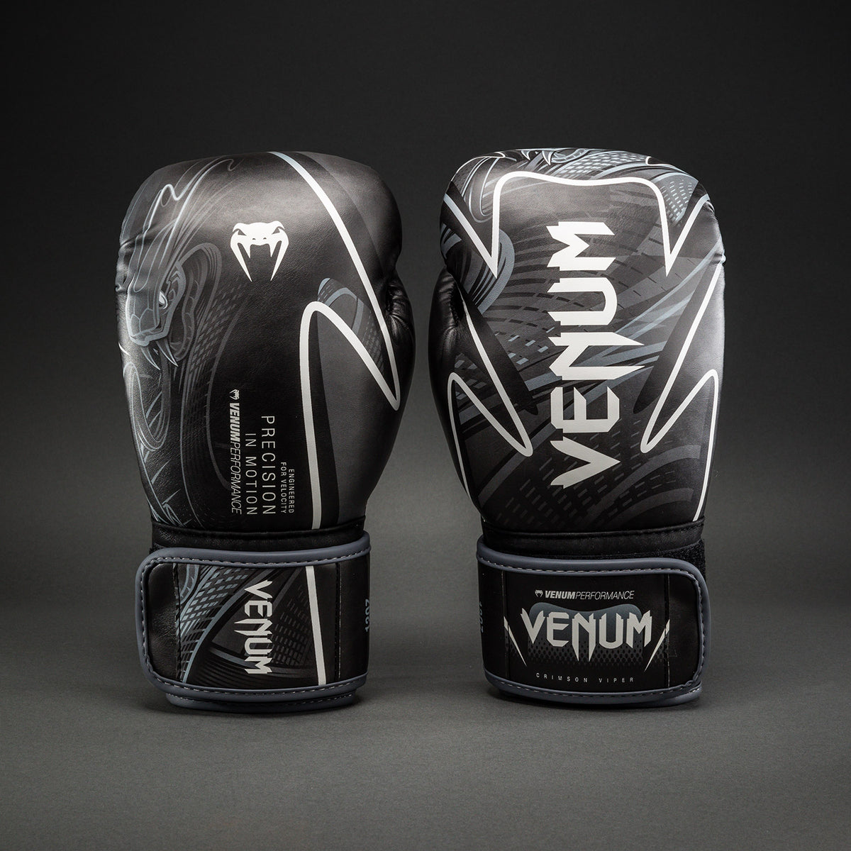 Venum Crimson Viper 2.0 Impact Guantes de boxeo - Negro/Gris