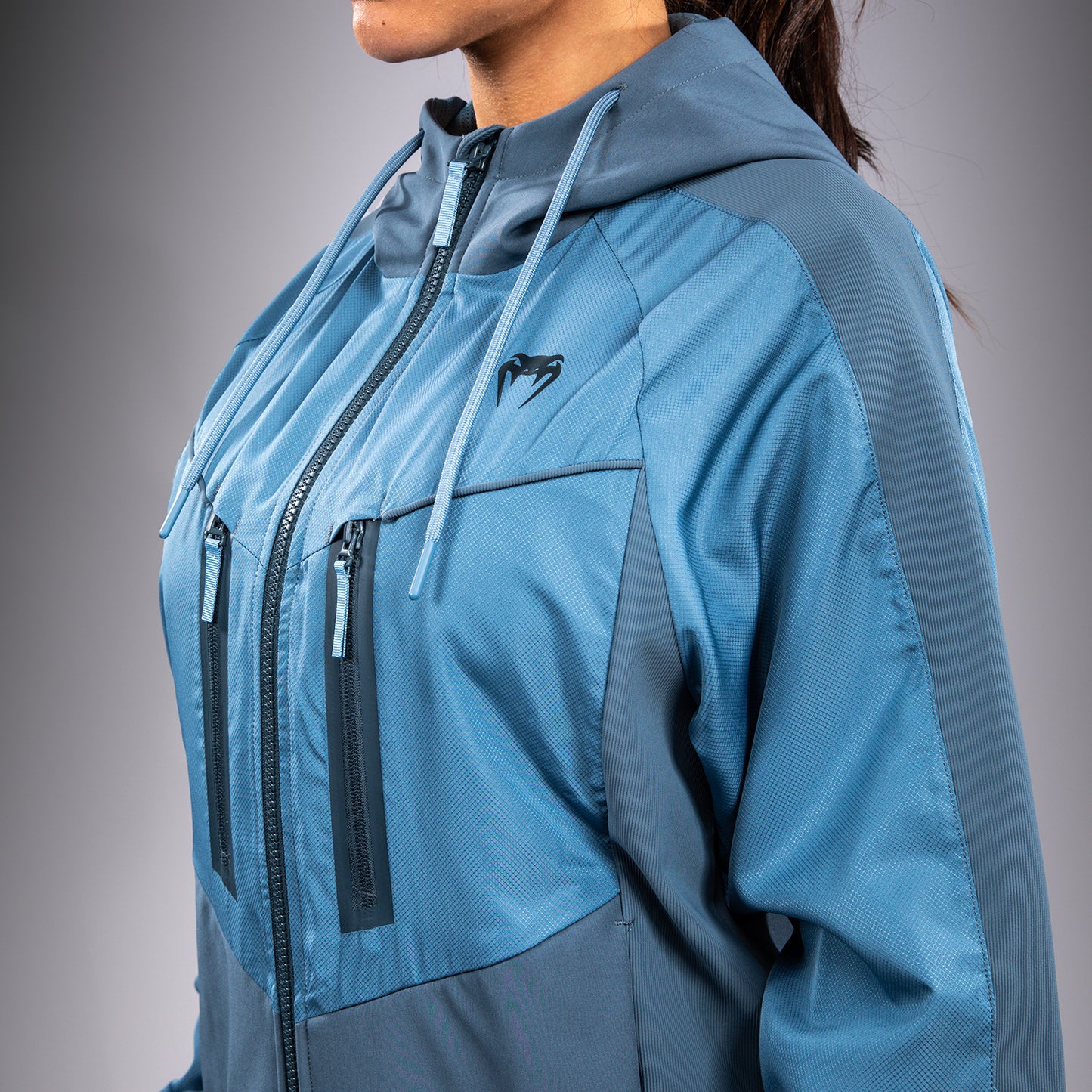 Venum Laser 3.0 Chaqueta de chándal para mujer - Azul Pacífico